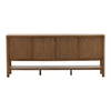 Estrada Sideboard Dark Brown, Sideboards & Buffet by Dovetail, 84" width x 36.25" height x 18" depth thumbnail 2