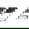 Freeman Dining Chair Onyx Black Leather - Set Of Two thumbnail 1