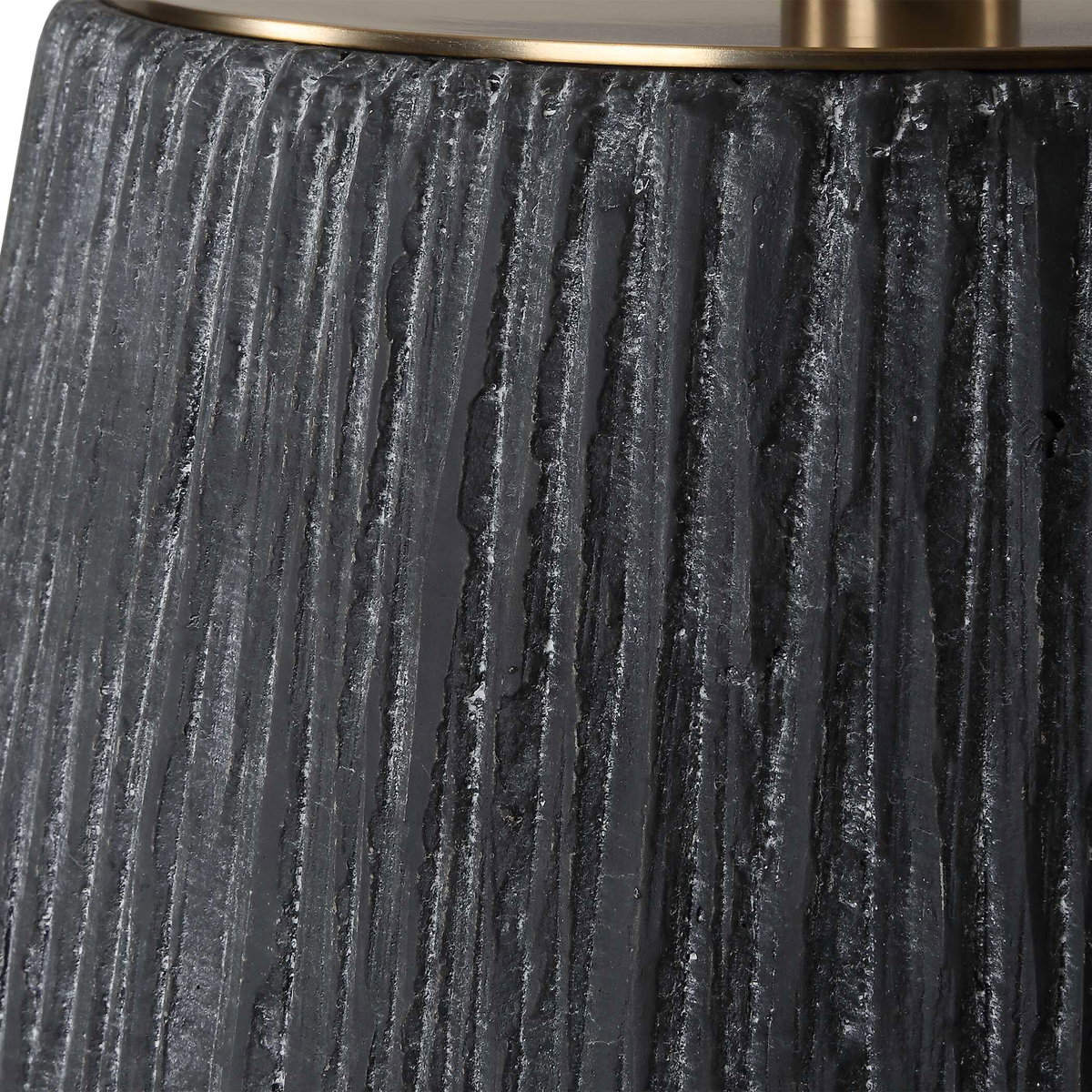 Americana Aged Black Table Lamp, by Uttermost, 20" width x 29" height x 20" depth View 8
