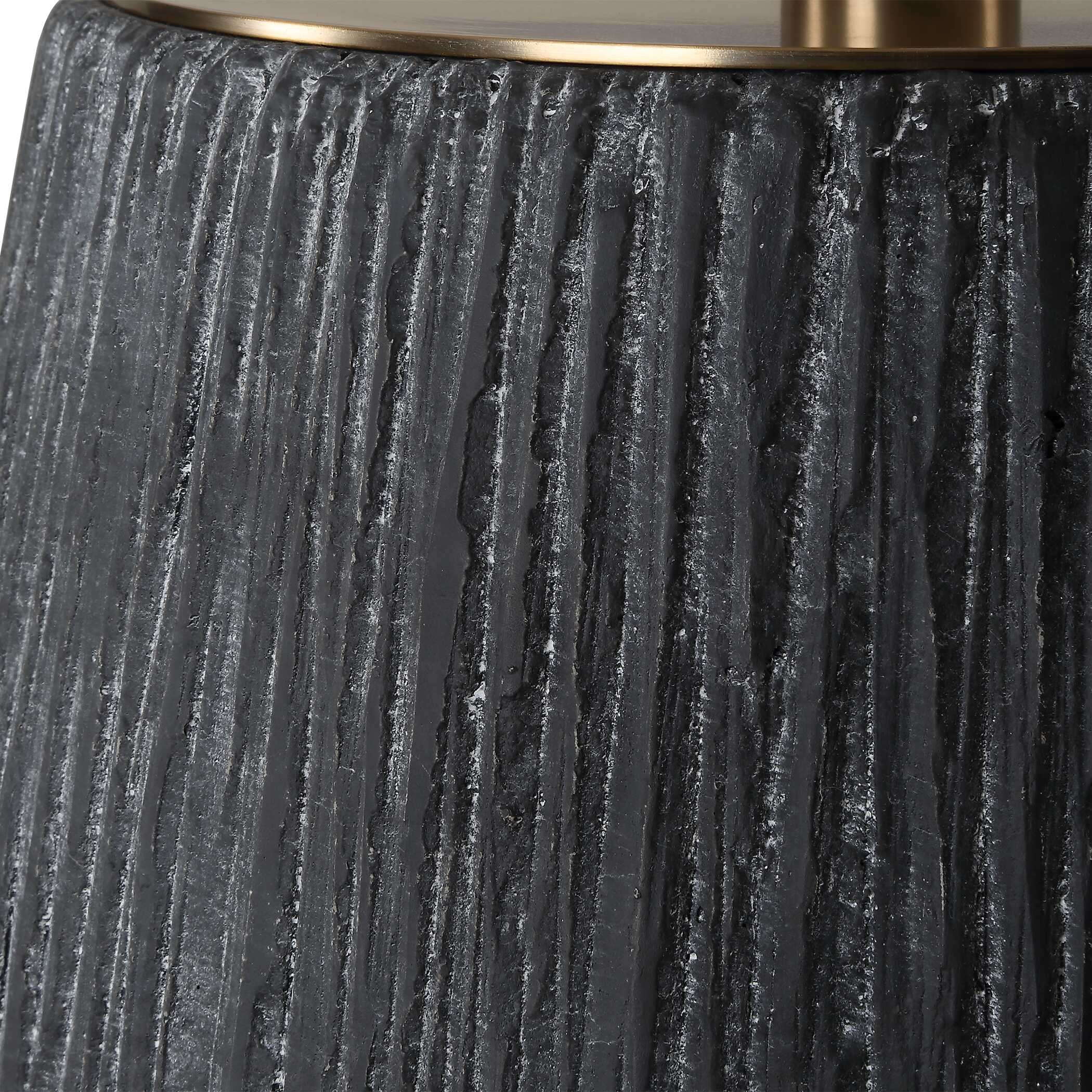 Americana Aged Black Table Lamp large image 