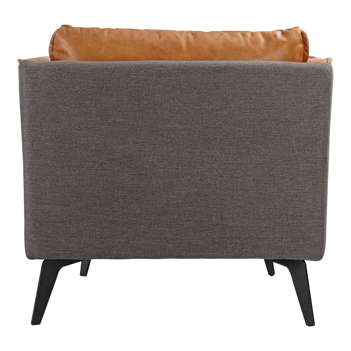 Messina Leather Armchair, Accent Chair by Moe's Home, 32.5" width x 31" height x 36" depth View 4