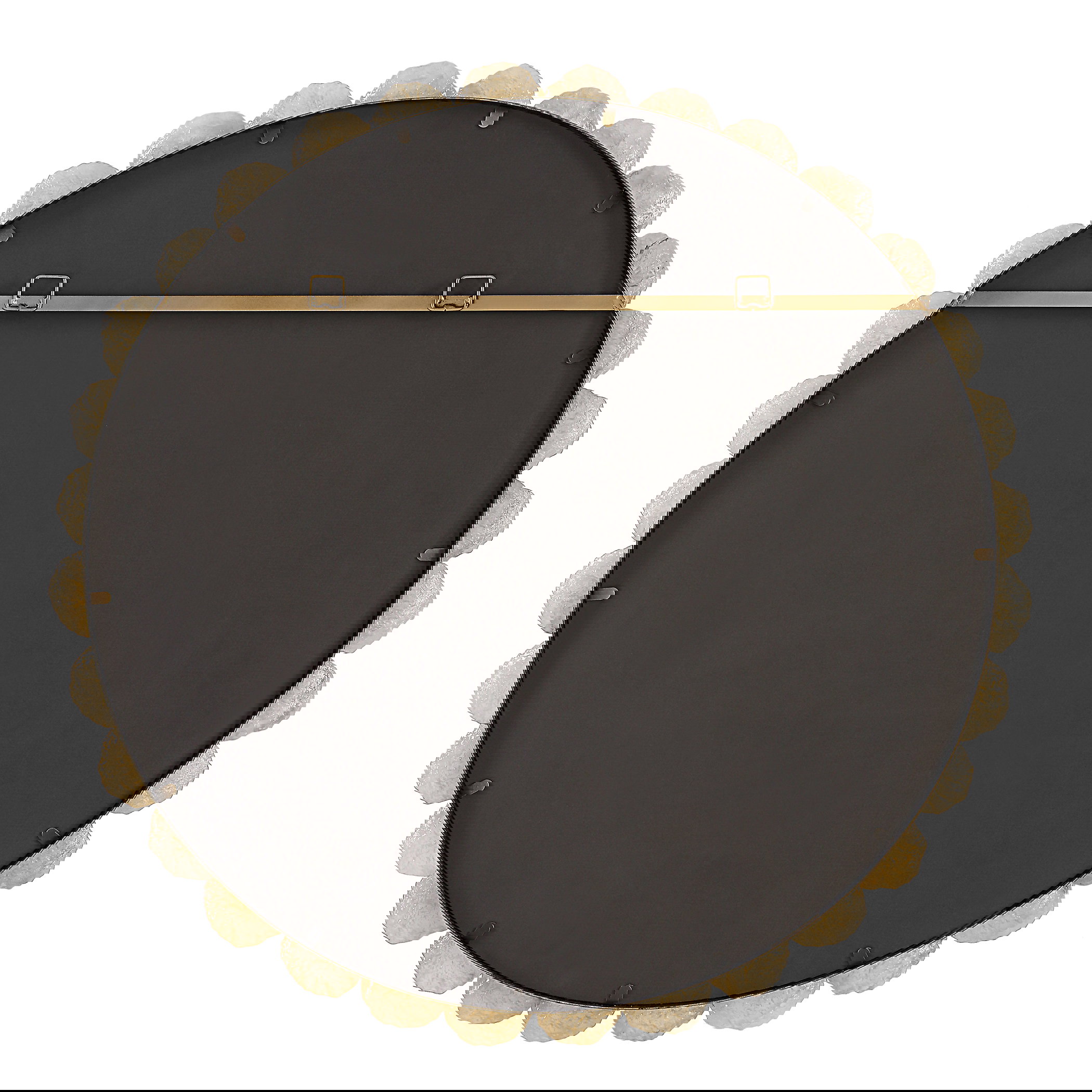 Nolina Round Mirror, by Uttermost, 38.25" width x 38.25" height x 2.12" depth View 4