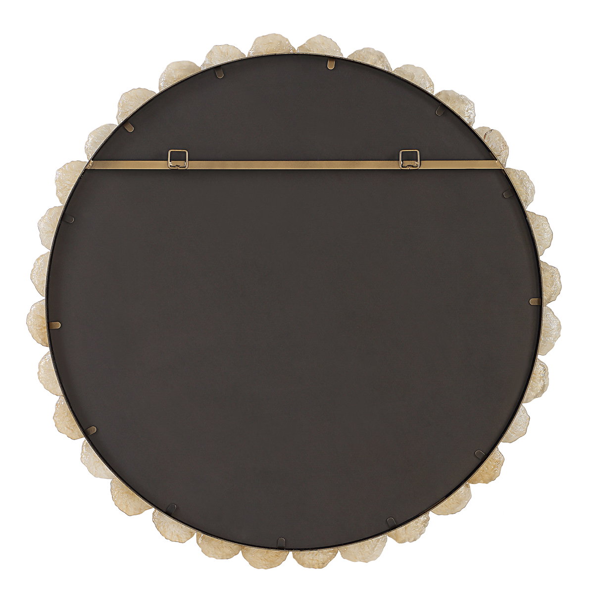 Nolina Round Mirror, by Uttermost, 38.25" width x 38.25" height x 2.12" depth View 4