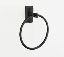 Online Designer Bathroom Frances Towel Ring, Matte Black