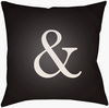 Ampersand Accent Pillow, Decorative Pillow by Surya, 16" length x 16" width thumbnail
