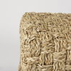 Adele   Medium Brown Seagrass Woven Square Pouf thumbnail 5