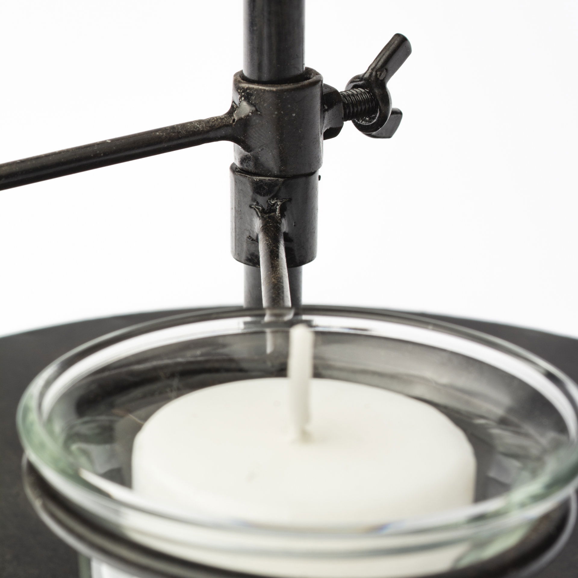 Jaran Black Metal Five Armed Tealight Table Candle Holder, Candles & Candle Holder by Mercana, 8" length x 8" width x 17" height View 3