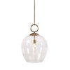 Calix Large Blown Glass 1 Light Pendant, by Uttermost, 1'3.75" width x 1'11" height x 1'3.75" diameter x 1'3.75" depth thumbnail 1