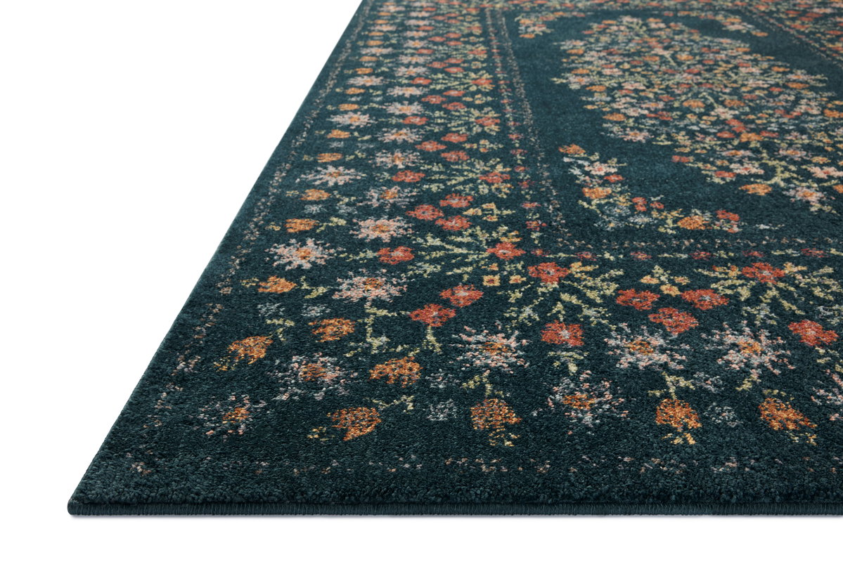 Rifle Paper Co. x Loloi Laurel Rug, 3'11" length x 5'7" width View 3