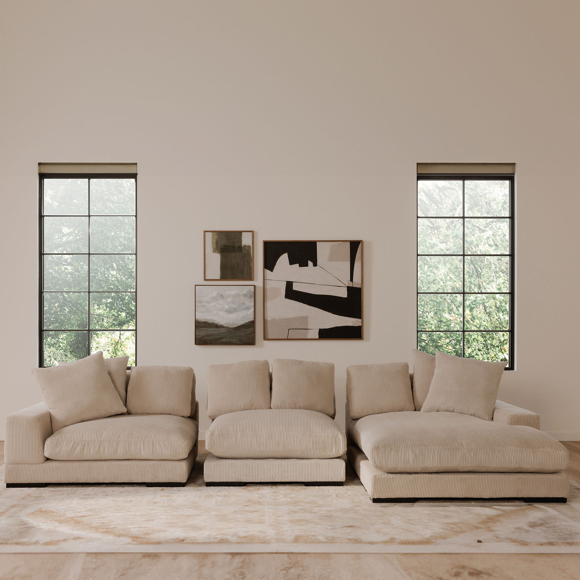Plunge Slipper Chair Cappuccino large image 