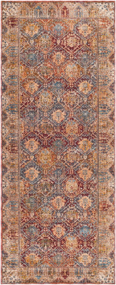 Arya Machine Woven Rug, by Surya, 8'0.06" length x 3'2.98" width
