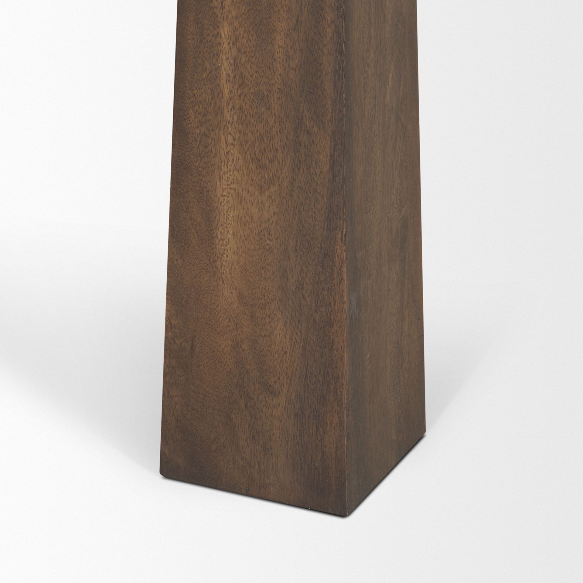 Wolcott Rectangular Dark Brown Solid Wood Dining Table, by Mercana, 84" length x 42" width x 30" height View 9