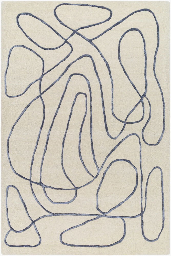 Vilnius Handmade Rug, by Surya, 1'6" length x 1'6" width