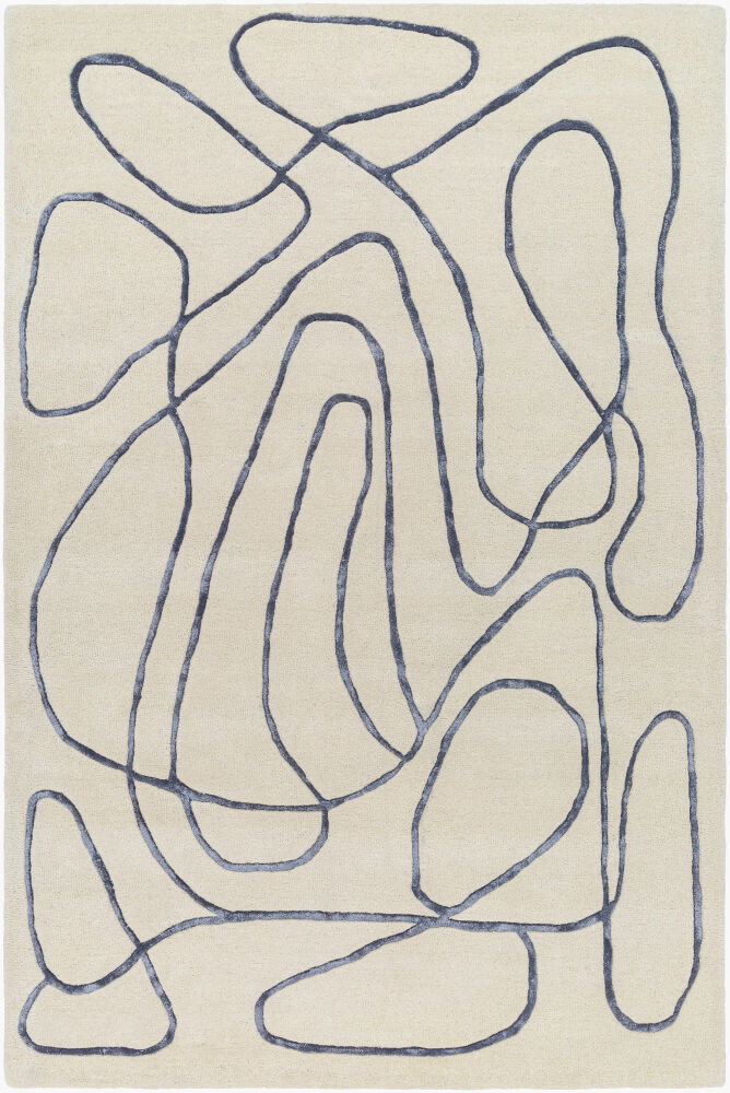 Vilnius Handmade Rug, by Surya, 1'6" length x 1'6" width