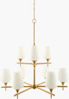 Yueva Chandelier, by Surya, 31" length x 31" width x 35" height thumbnail