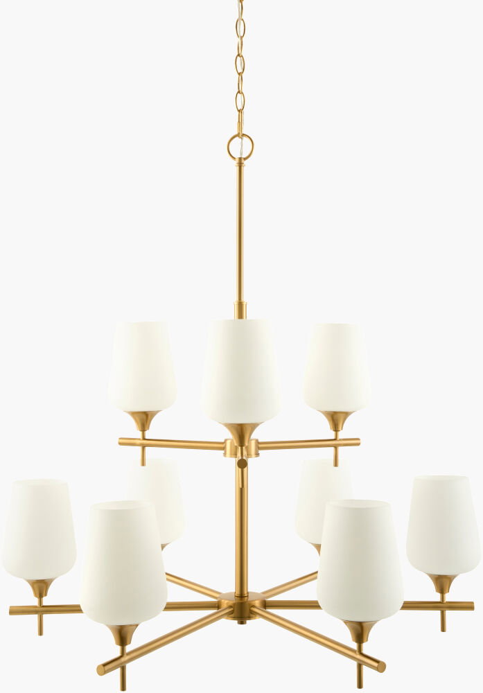 Yueva Chandelier, by Surya, 31" length x 31" width x 35" height