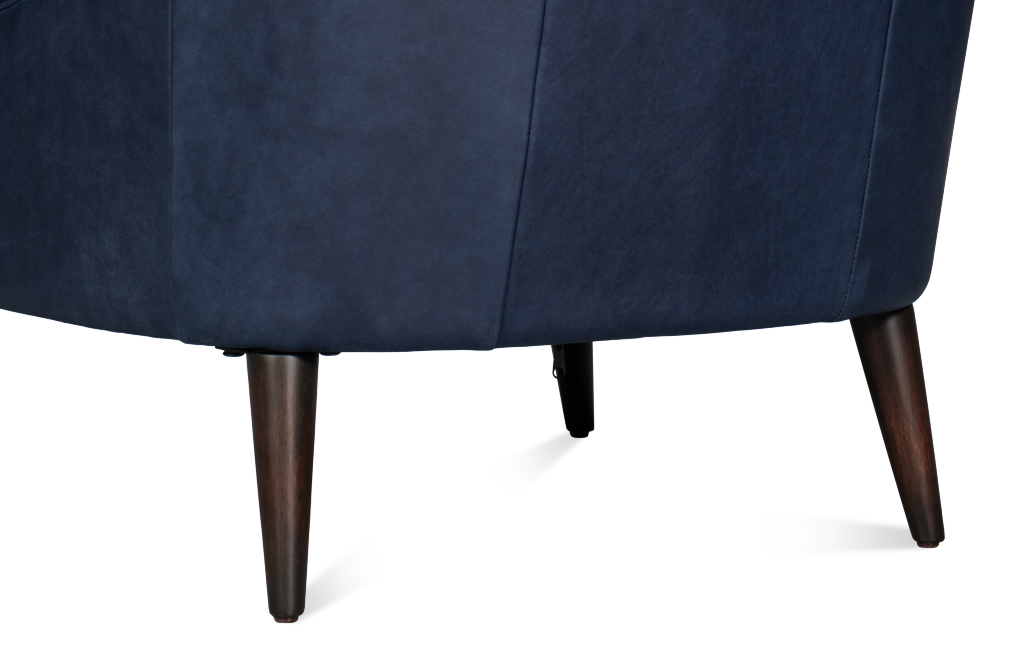 Hightower Distilled Leather Chair,Blue large image 