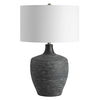 Graphite Ribbed Table Lamp thumbnail 4