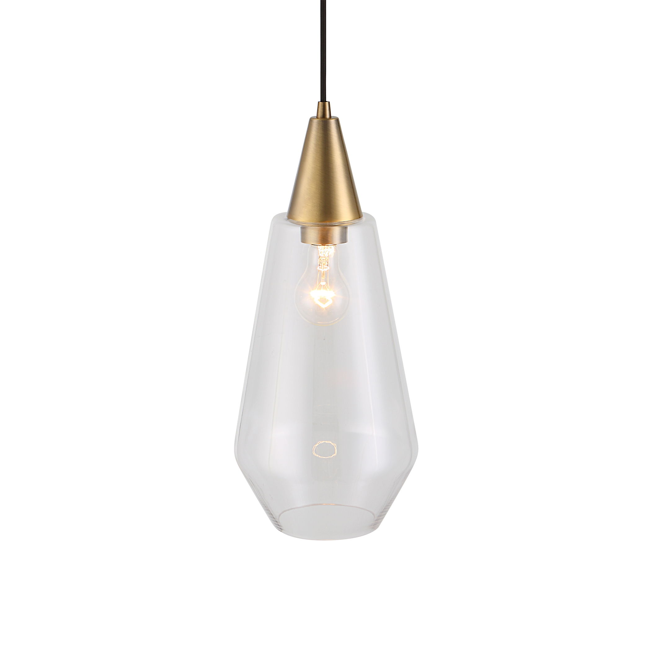 Eichler Antique Brass 1 Light Mini Pendant large image 