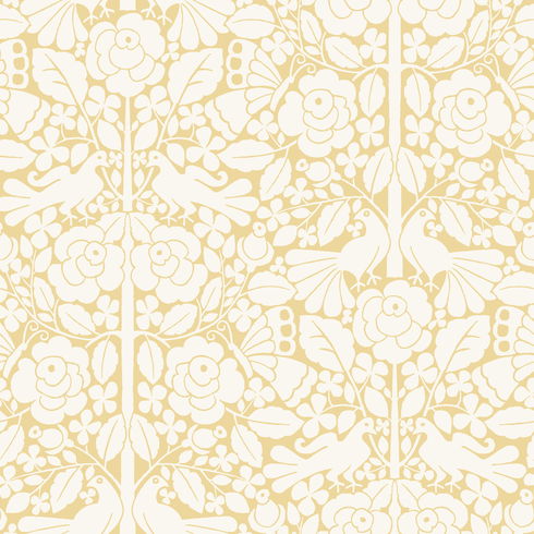 Fairy Tales Yellow Wallpaper