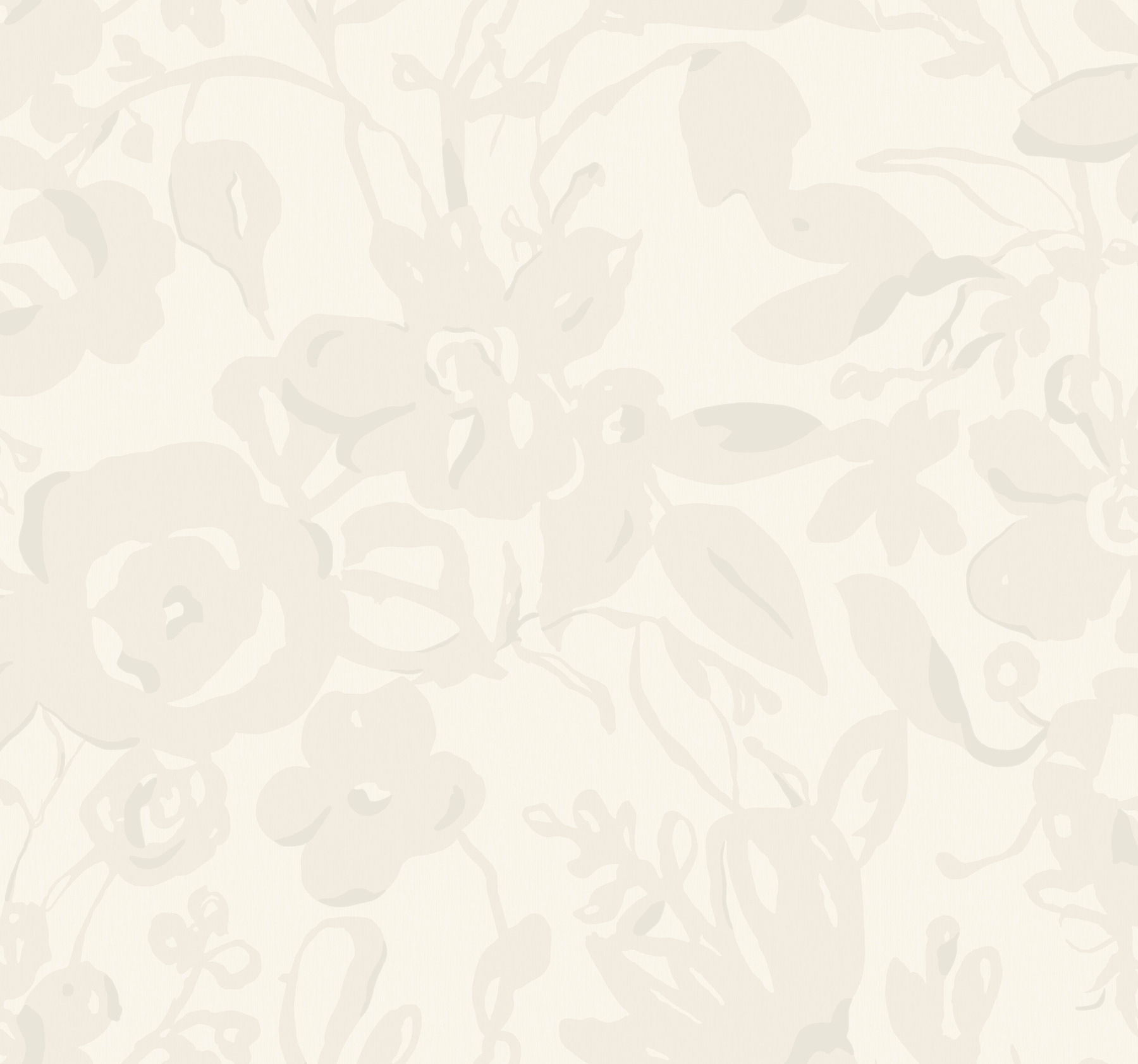 Brushstroke Floral Pearl Wallpaper large image 