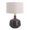 Flanagan Mottled Gloss Table Lamp, by Uttermost, 18" width x 25.75" height x 18" depth thumbnail 1