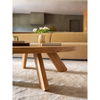 Alden Coffee Table Natural Oak, by Moe's Home, 50" width x 16.5" height x 50" depth thumbnail 9