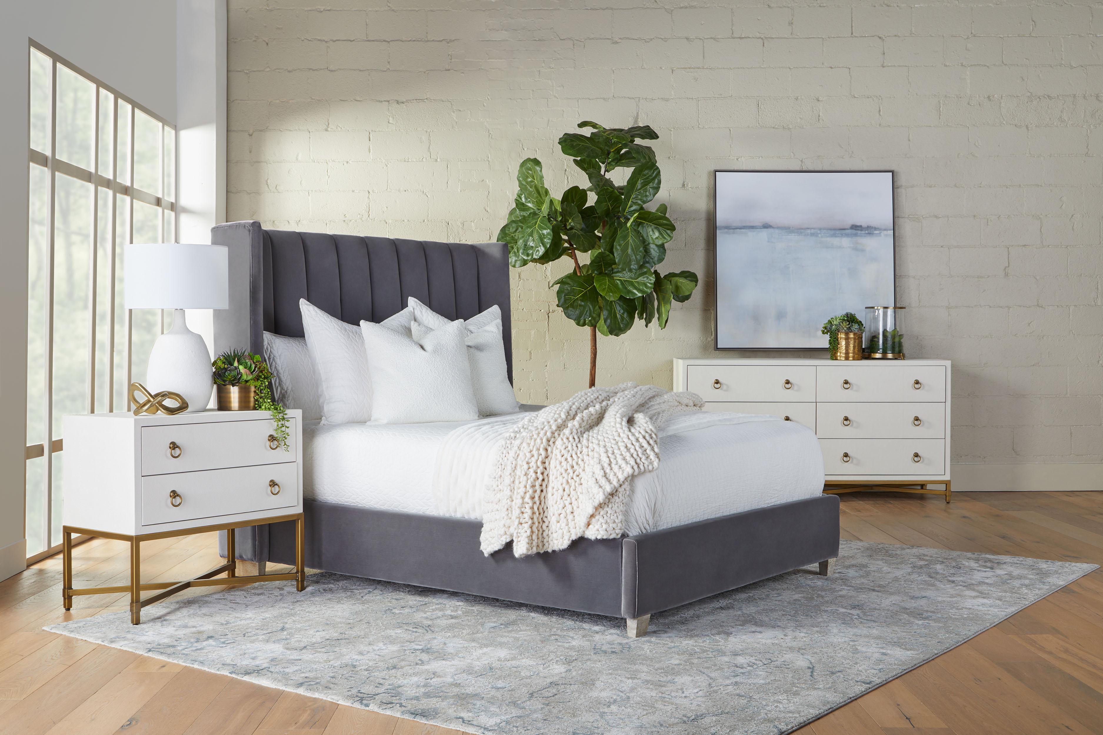 Strand Shagreen 2-Drawer Nightstand, by Essentials for Living, 32" width x 30" height x 19" depth View 12