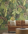 Greenery Jade Wall Mural thumbnail 1