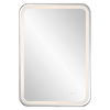 Crofton Lighted Nickel Vanity Mirror, by Uttermost, 22.25" width x 32.25" height x 2.12" depth thumbnail 5