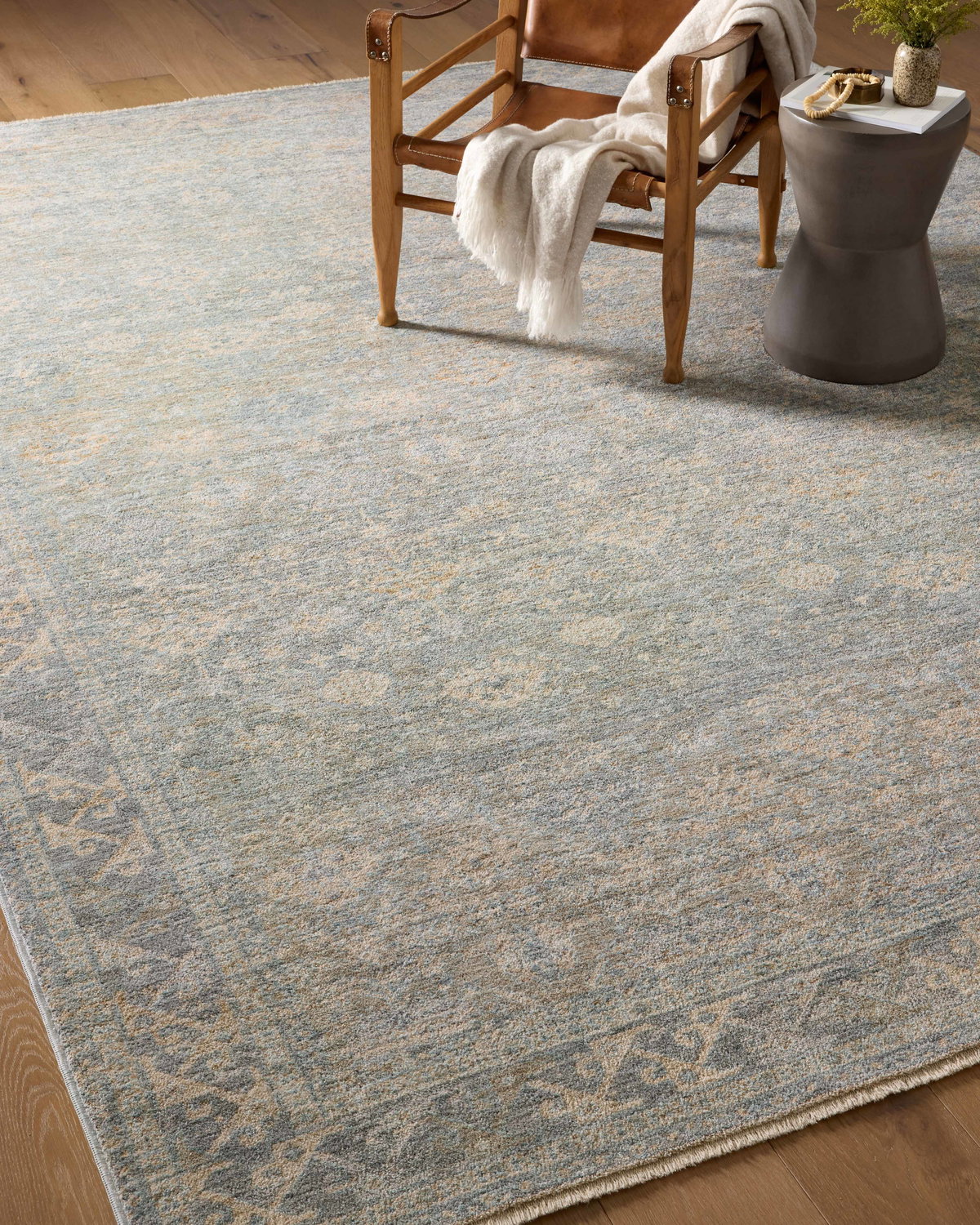 Angela Rose x Loloi Blake Rug, 7'10" length x 7'10" width View 7