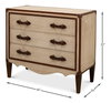 French Art Deco Commode, by Sarreid, 1'4" length x 3' width x 2'8" height thumbnail 14