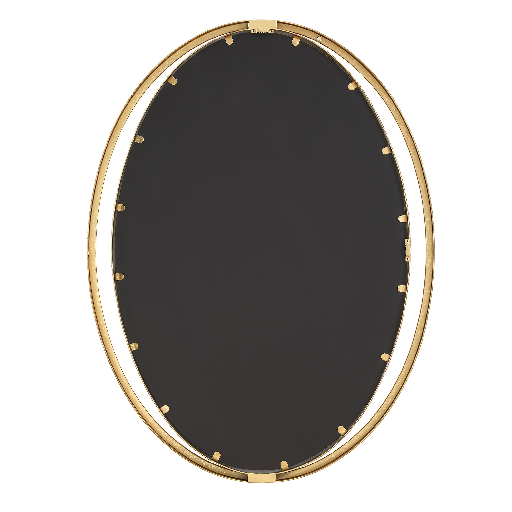 Rhodes Gold Oval Mirror large image 