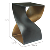 Twist Accent Table Black thumbnail 5