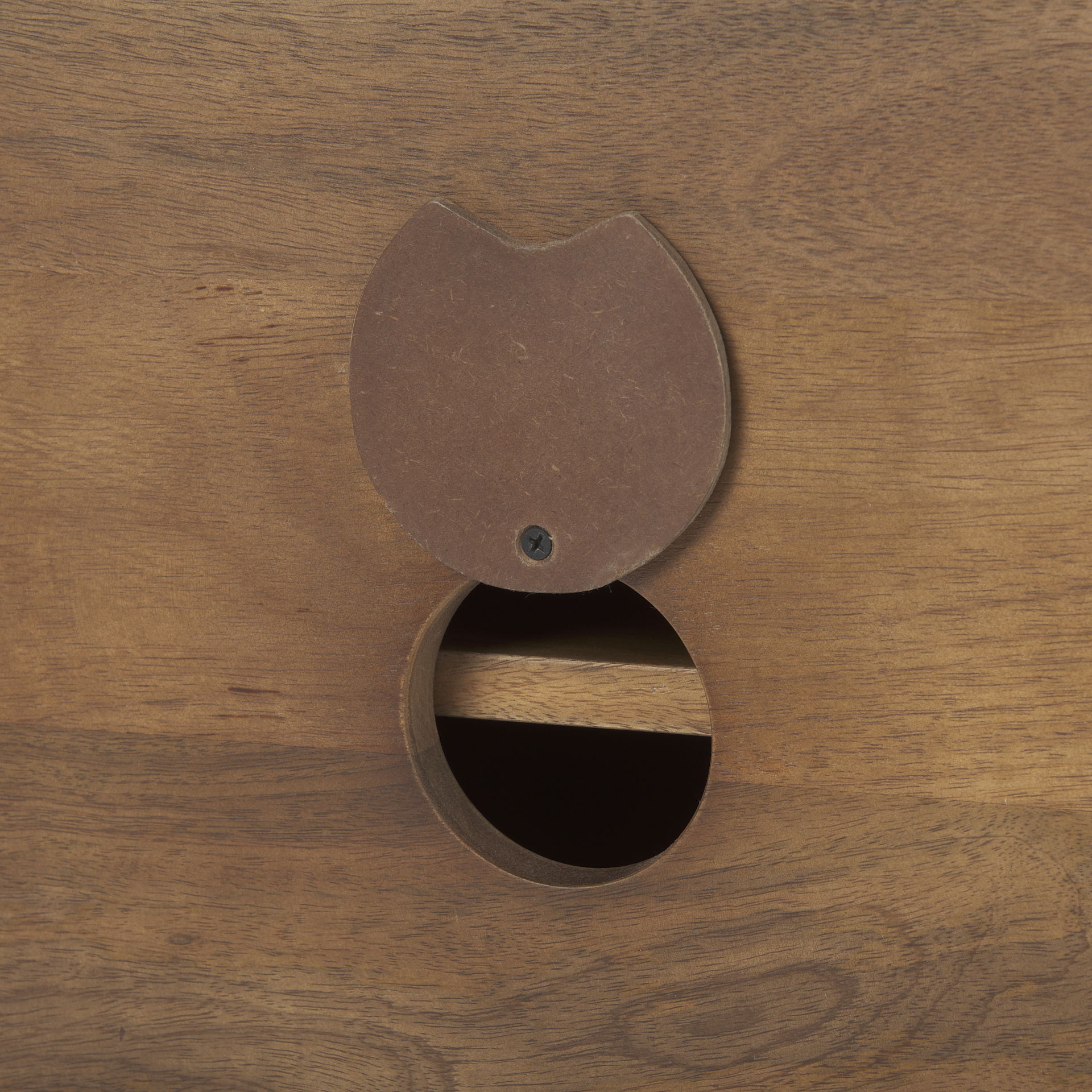 Maddox  40.0L x 18.5W x 32.75H Brown Solid Wood Black Metal 2 Door Accent Cabinet, Cabinets & Chest by Mercana, 40" length x 18.5" width x 32.75" height View 12