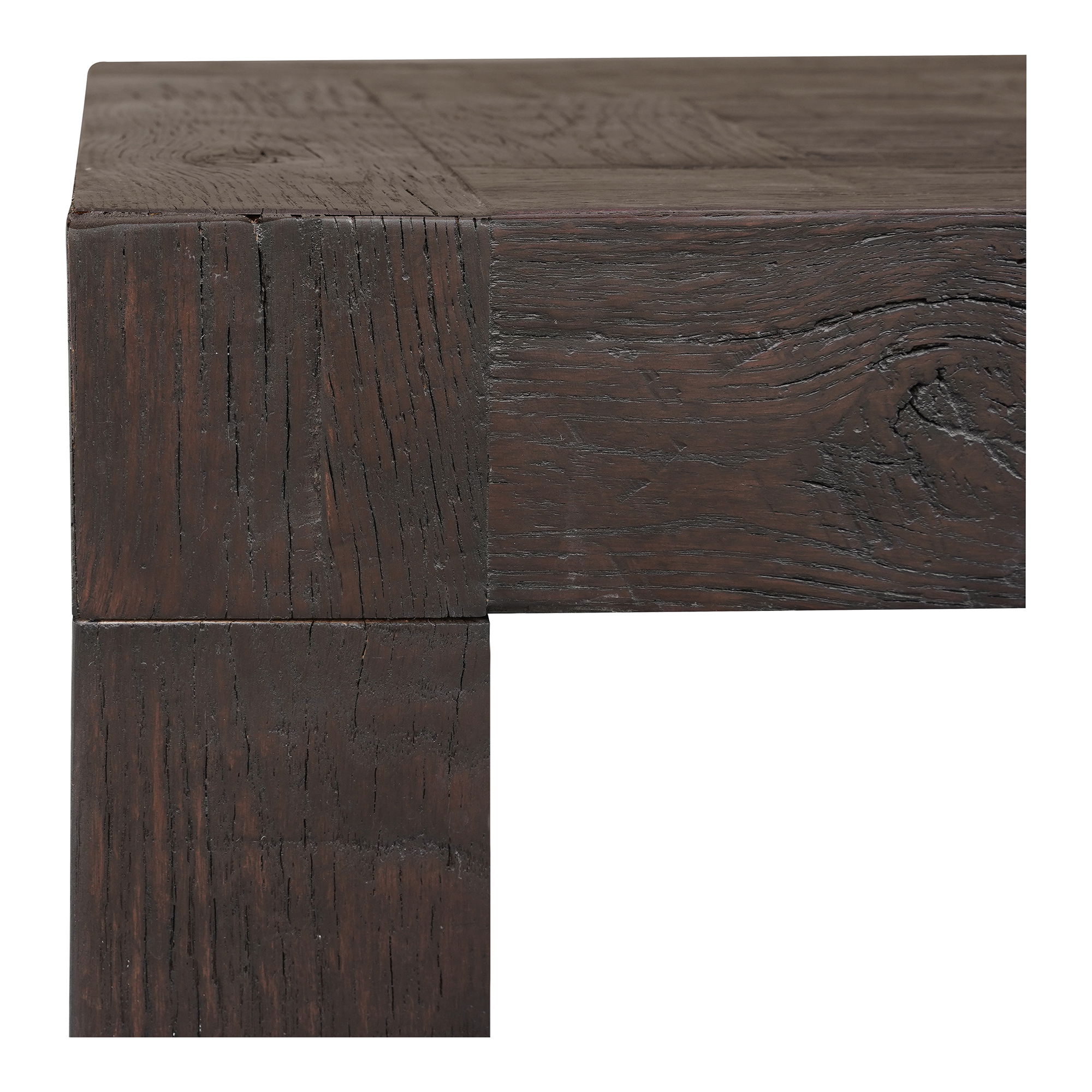 Evander Side Table Rustic Brown large image 