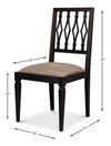 Diamond Side Chair  Nero  Mushroom thumbnail 8