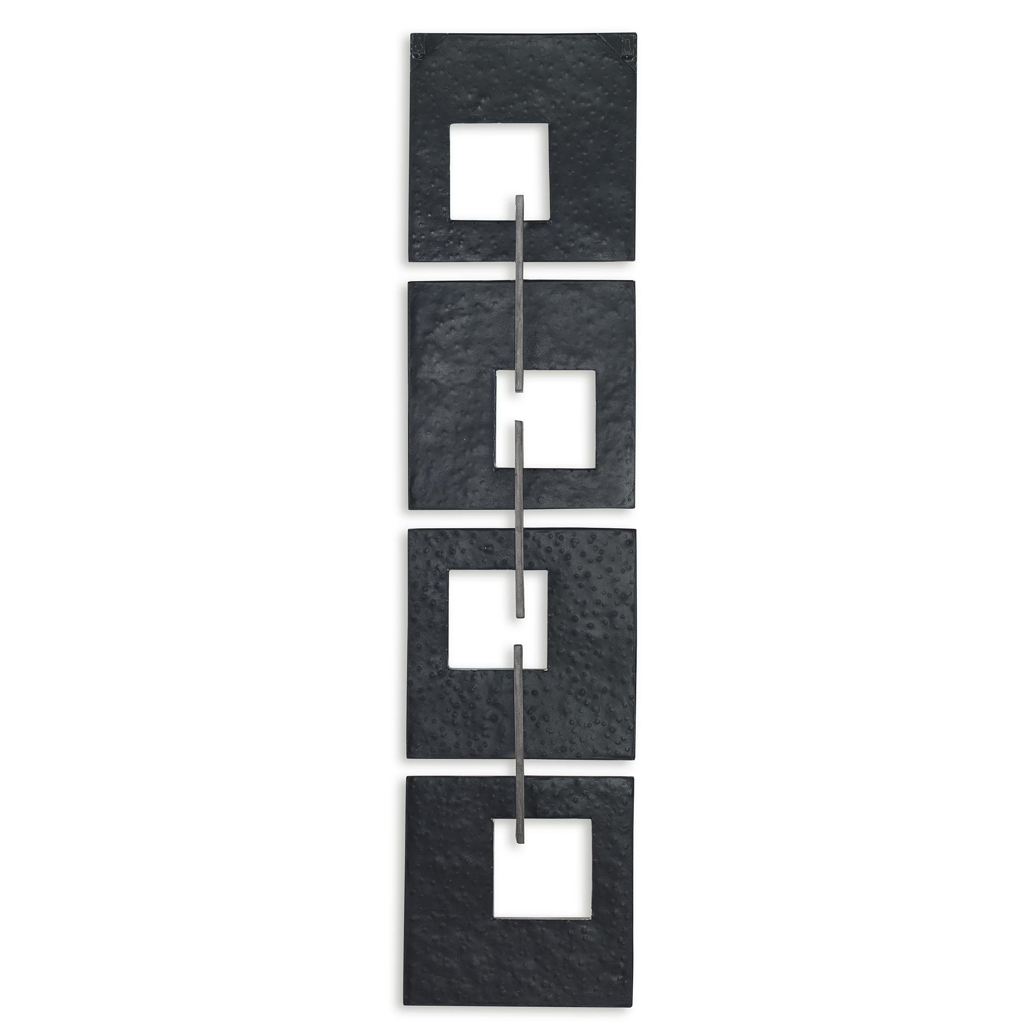 Linked Champagne Metal Wall Decor large image 