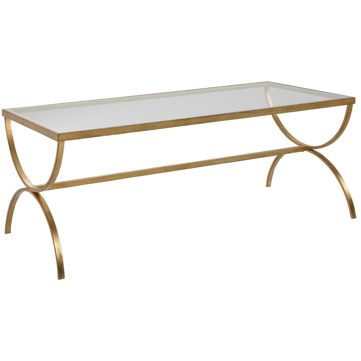 Crescent Coffee Table, Furniture by Uttermost, 48" width x 18" height x 20" depth View 4