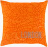 City Maps Accent Pillow, Decorative Pillow by Surya, 18" length x 18" width thumbnail