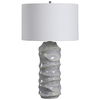 Waves Blue & White Table Lamp thumbnail 5