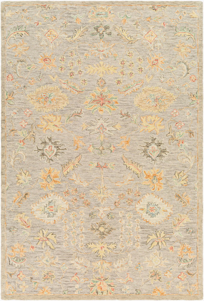 Lazio Handmade Rug, by Surya, 1'6" length x 1'6" width