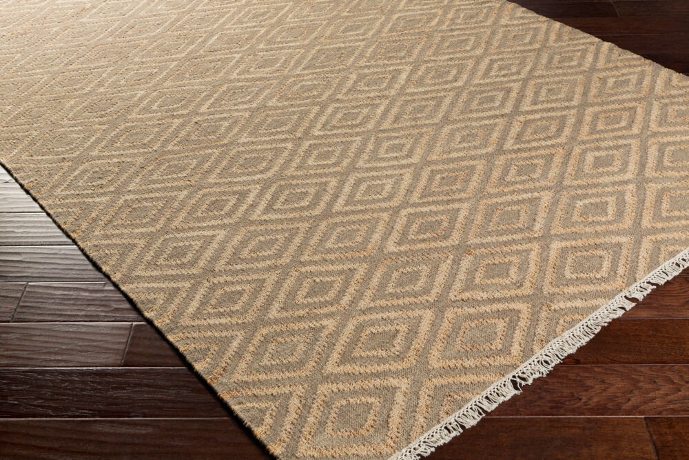 Laural Handmade Rug, by Surya, 1'6" length x 1'6" width