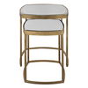 Vista Gold Nesting Tables Set Of 2 thumbnail 0