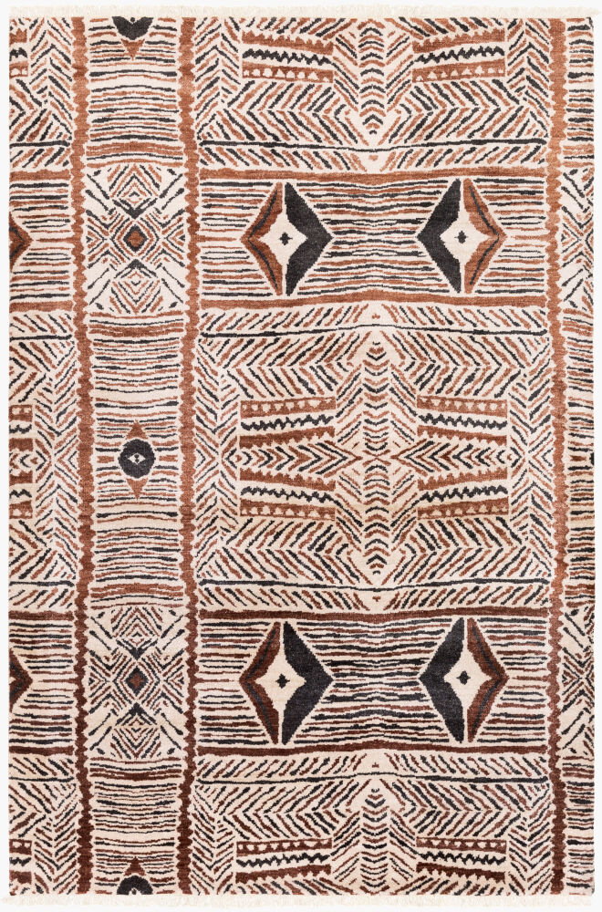 Zambia Handmade Rug, by Surya, 3' length x 2' width