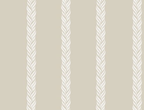 Braided Stripe Beige Wallpaper