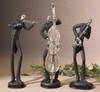 Musicians Decorative Figurines Set/3, Figurines & Statue by Uttermost, 5" width x 17.75" height x 4.37" depth thumbnail 2