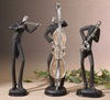 Musicians Decorative Figurines Set/3, by Uttermost, 5" width x 17.75" height x 4.37" depth thumbnail 2