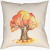 Lodge Cabin Accent Pillow, Decorative Pillow by Surya, 16" length x 16" width thumbnail
