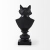 Murray  Black Painted Resin Fox in a Suit Bust thumbnail 4